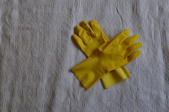 pair, rubber, gloves