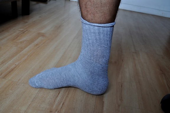 крака, мъж, обучени, чорапи