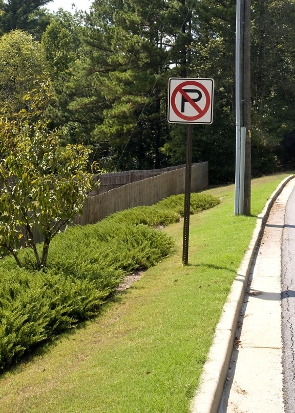 parkiralište, zona, znak, ceste