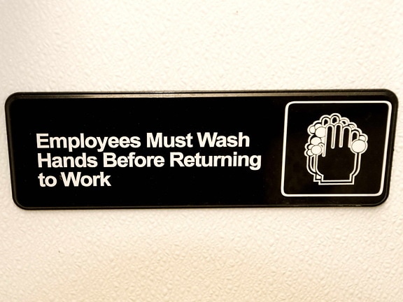 lavaggio, mani, segno