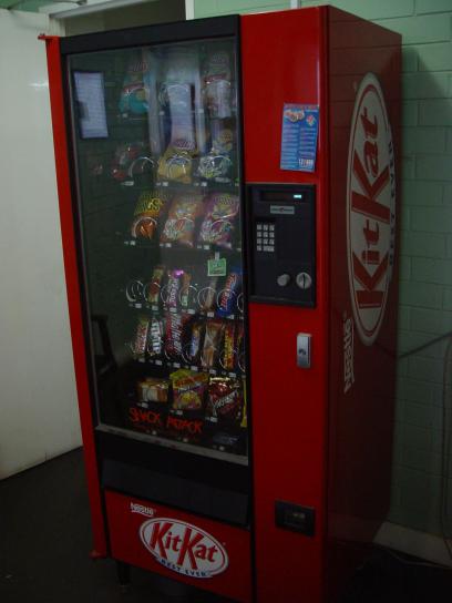 snack, vending, maskine