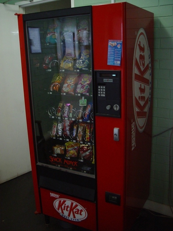 snacks, vending, maskin