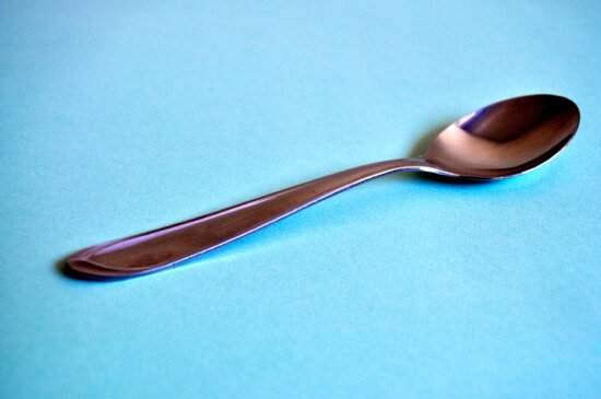spoon, table