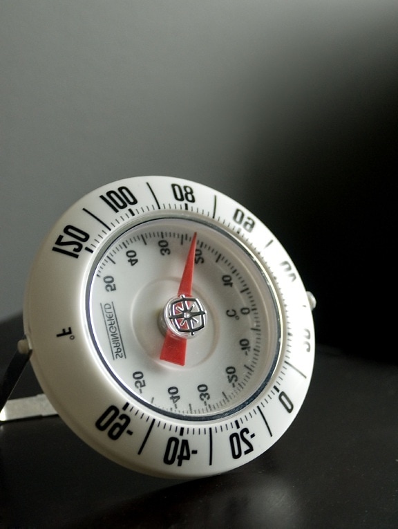 termômetro, leitura, temperatura
