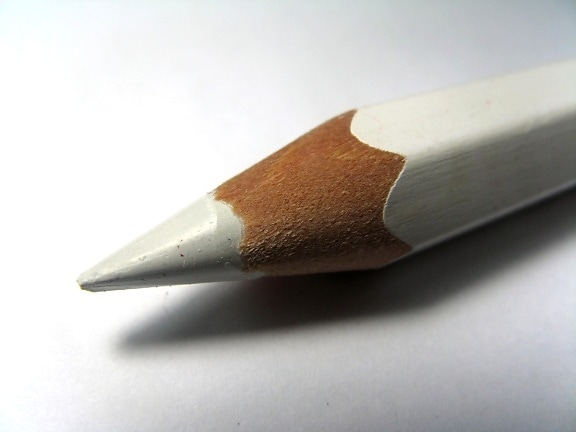 blanc, crayon