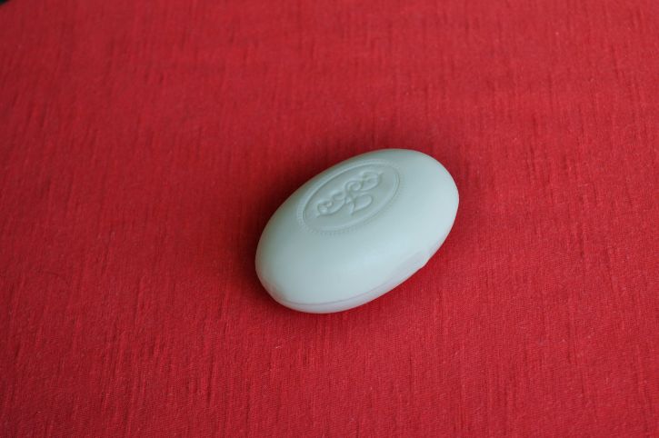 white, soap, red, background