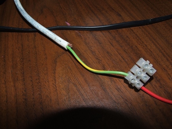 drôt, zvlnenie, konektor