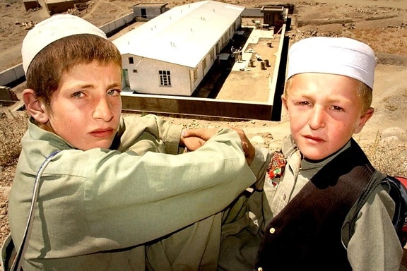 Afghanistan, boys, face, portrait