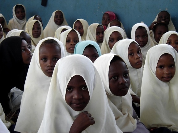 up-close, faces, girls, classroom, Tanzania
