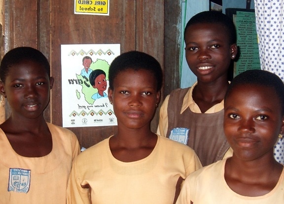 adolescentes, la escuela secundaria, Ghana, el aprendizaje