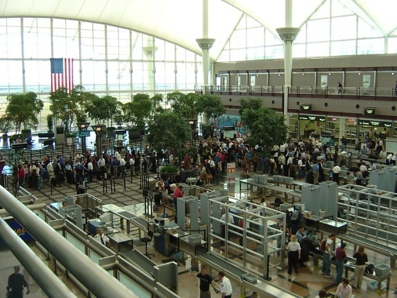 airport, security, lines