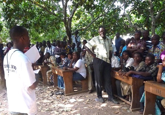 Гана, выборы, наблюдателей, получают, брифинг, поддержка