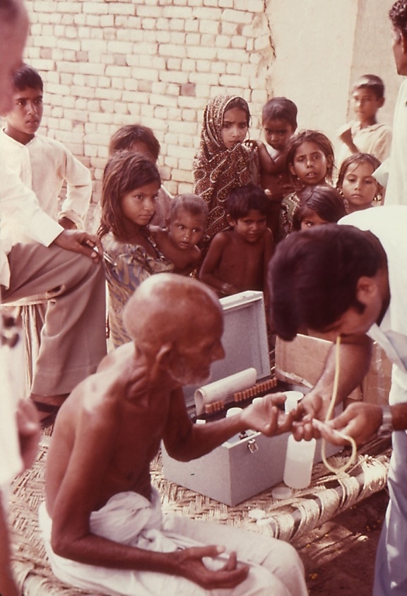 lokale, Pakistani, Mensch, Blut, getestet, 1977, Malathion, Gift, Studie