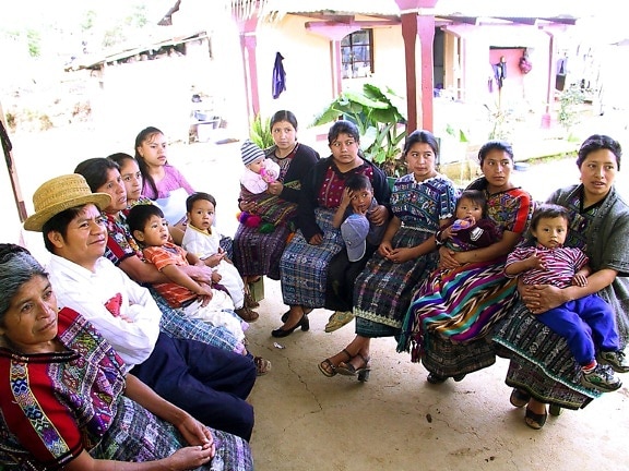Майя, женщин, присоединились к, один, человек, получать, семье, планирование, консультирование