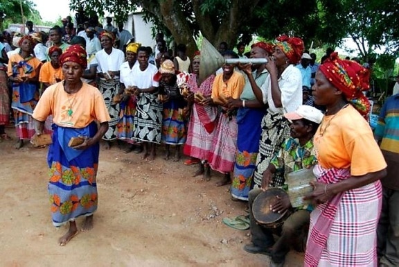 Moçambique, bem-vindo, dança