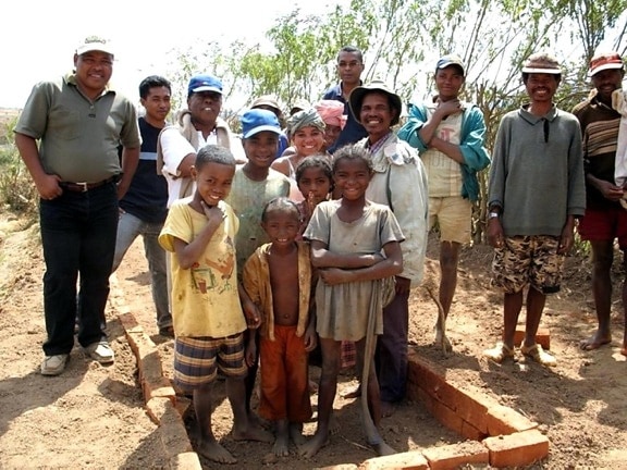 mennesker, Madagaskar, kaffe, vokser, metoder, Madagaskar