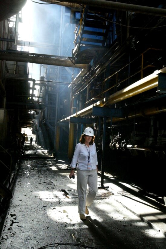 engineer, site, visit, Baghdad, power, plant
