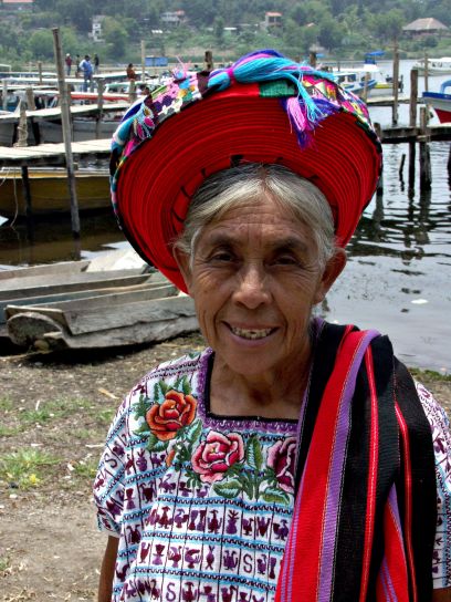 облечени, Guatemalas, традиционни, достойнство, елегантност