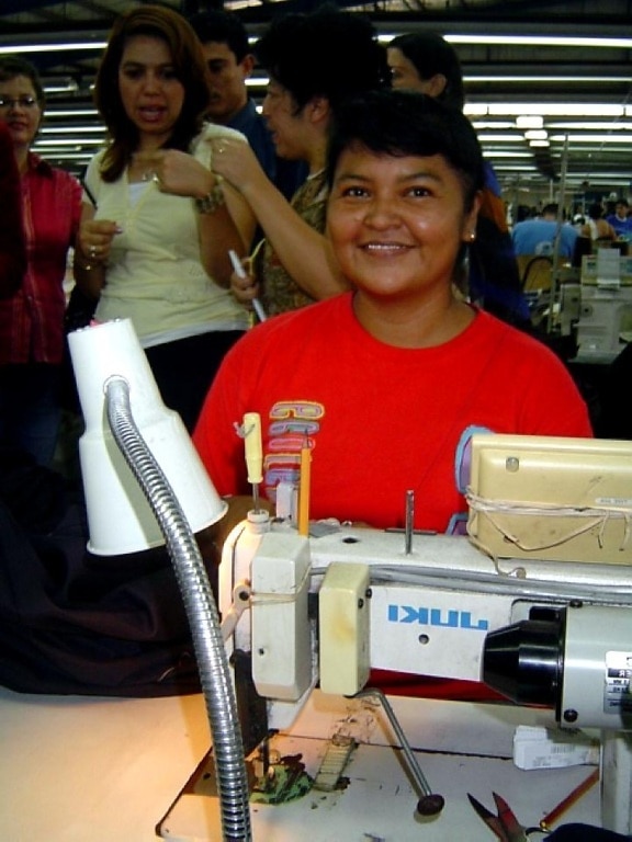radnik, žena, Nikaragva, radnom mjestu, kolegama