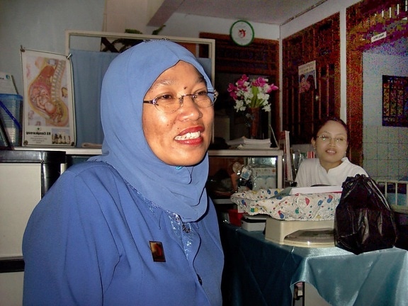 indonesian, midwife, female, clean, Cheeful, clinic, home, Barat, Jakarta