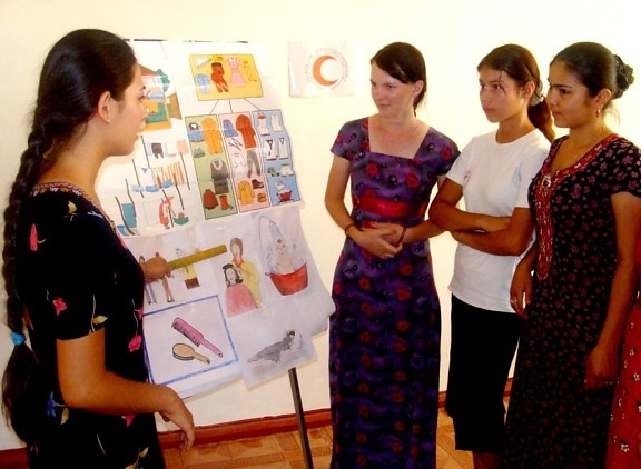 účastníci semináře, komunity, zdraví, Beyik, Turkmenbashy, zdroj, střed