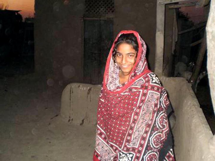 foto, vrouw, tiener, Pakistan