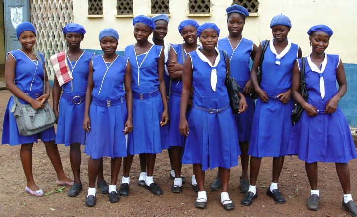 стипендии, девушки, Сьерра-Леоне, пребывания, школа