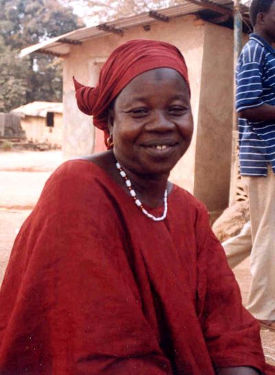 жена, Общността, активист, Сиера Леоне, пози, снимка