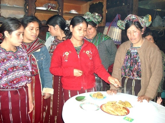 ženy, jedlo, potraviny, recept, výživa, Guatemala
