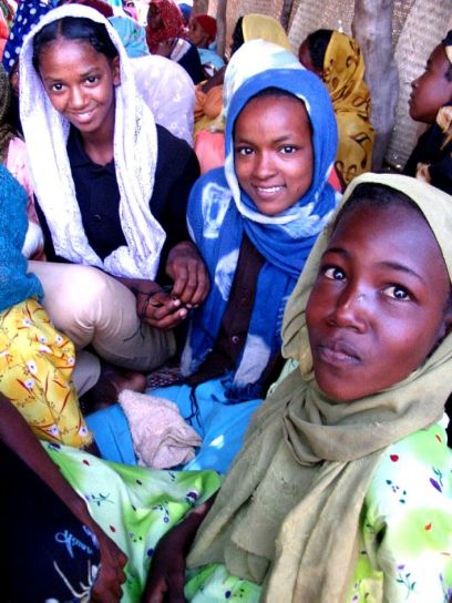 jóvenes, mujeres, Sudán