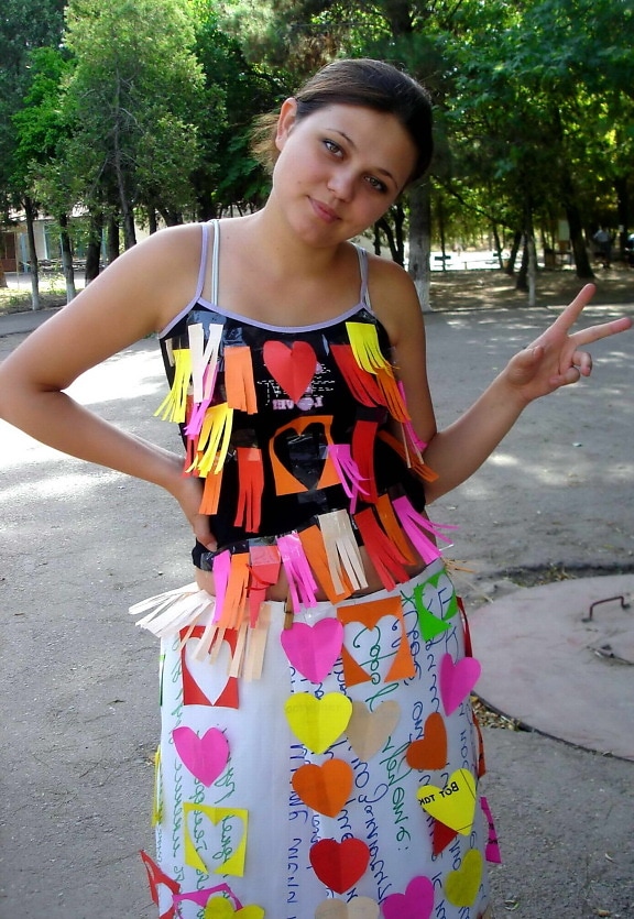 young woman, Turkmenistan