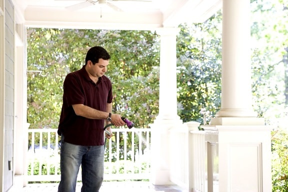 porch, dust, free, reduces, amount, contaminants