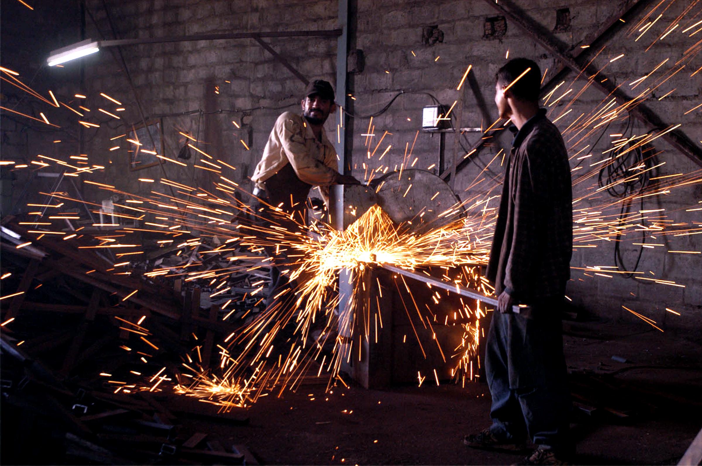 metal factory employees