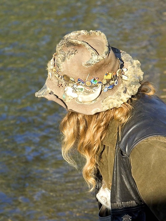 พิน ประดับ fisher หมวก