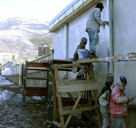 école, reconstruction, Kaboul
