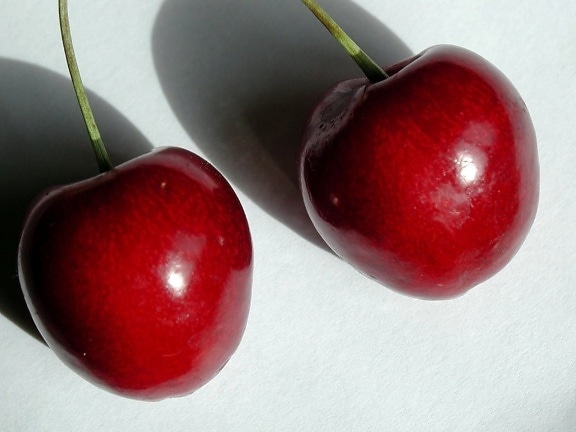 cherries, macro