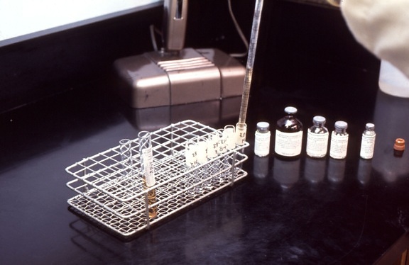 laborantin, la préparation, les échantillons, confirmer la présence, botulinum, la toxine