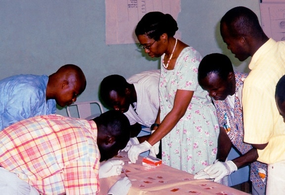 lékaře, úřadu, Koupela, Burkina Faso, západní Afrika