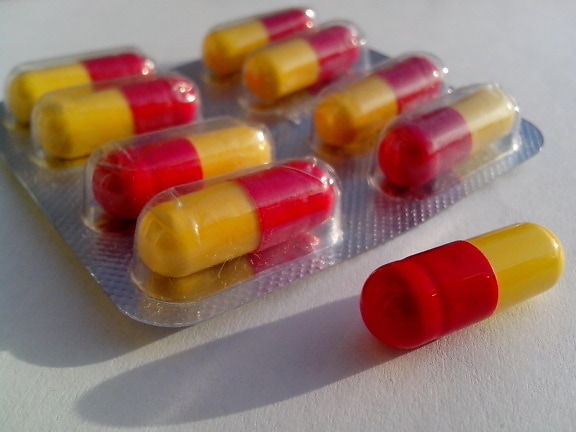 antibiotic, drug, capsules