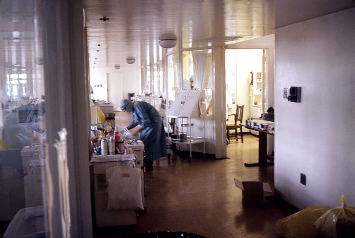 看護師、分離、病棟、1975 年、マールブルク、アウトブレイク、ヨハネスブルグ、アフリカ