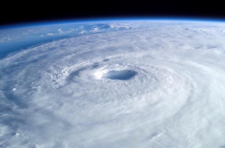 Hurrikan, Raum, Satellit