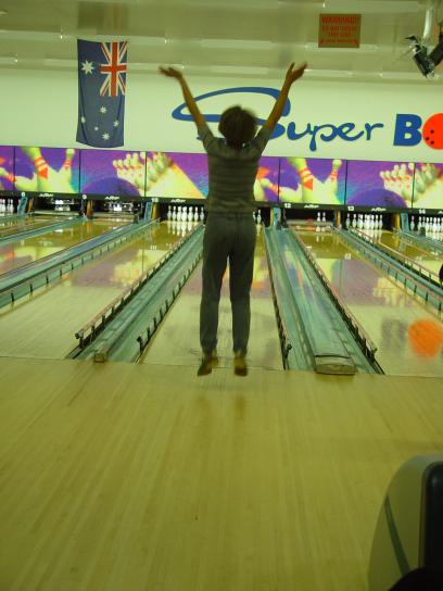 bowling, glæde