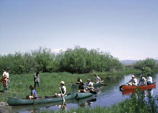 people, canoeing, wild, nature