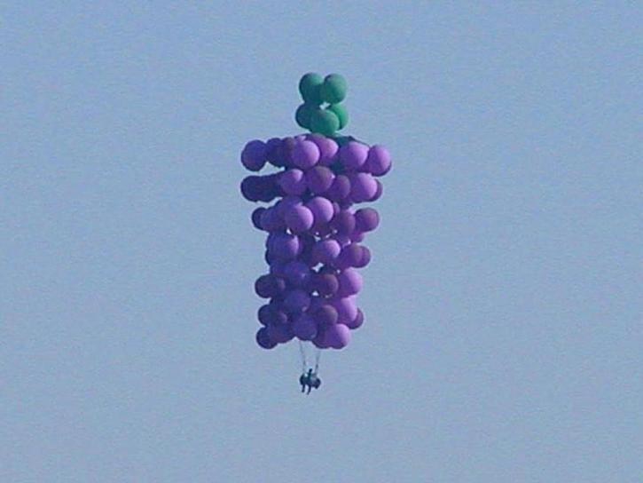 balloons, hot air, blue sky