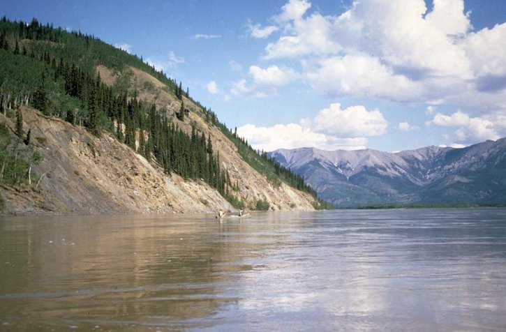 orang-orang, Berkano, Yukon, sungai