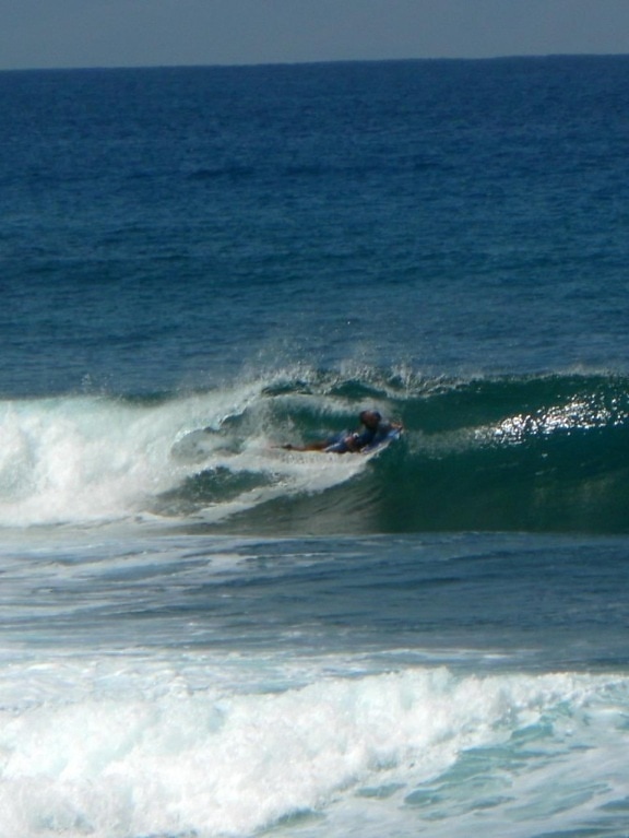 surfista, mar