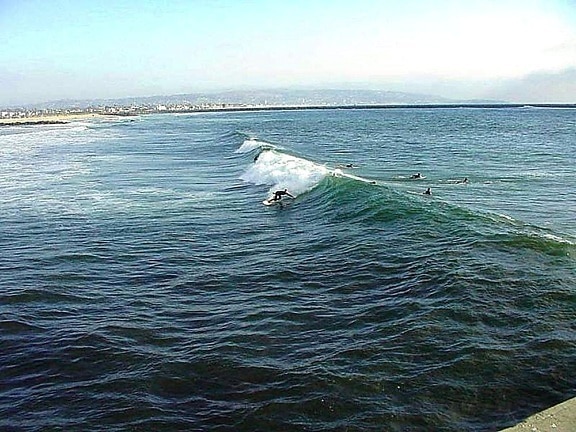 surfing, laut, Pantai