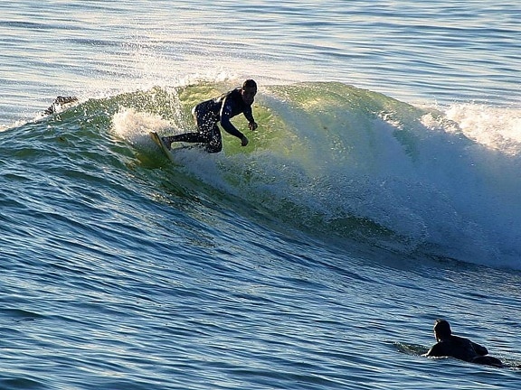 le surf, les surfeurs, les vagues, planche