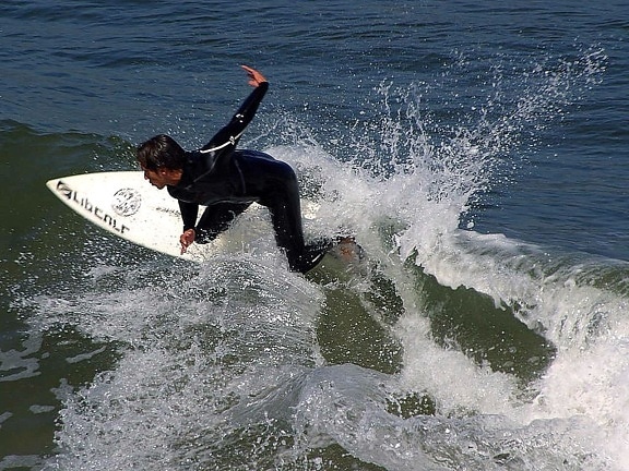 surfing, surfere, bølger, ocean