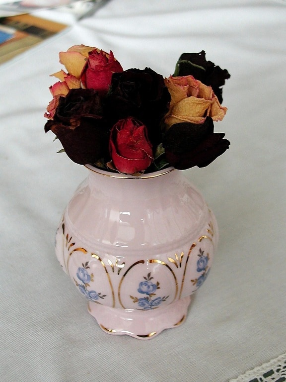 bouquet, vaso